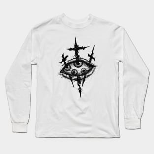 Eyeball Cross Long Sleeve T-Shirt